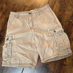 Men’s LEE Dungarees Khaki Cargo Shorts